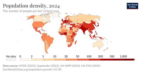 Map Of The World By Population Density - Wilie Julianna