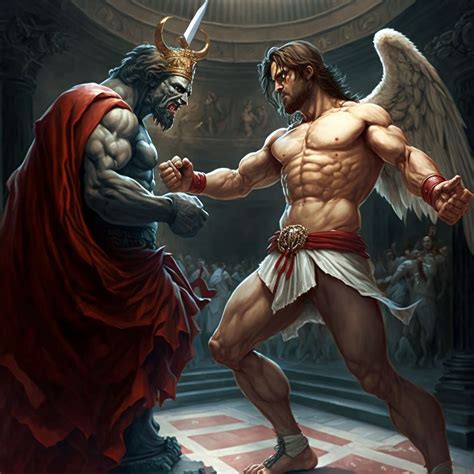 jesus vs demon, boss fight