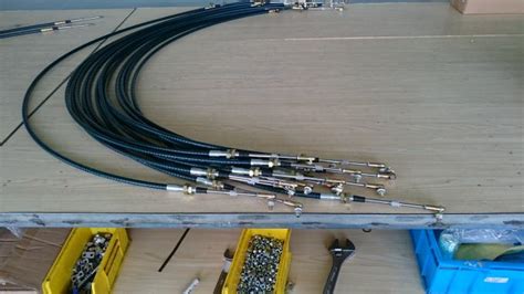 High Performance Truck Throttle Cable , Excavator Throttle Cable Various Material