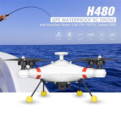 H480 Professional Waterproof Fishing GPS Quadcopter Drone