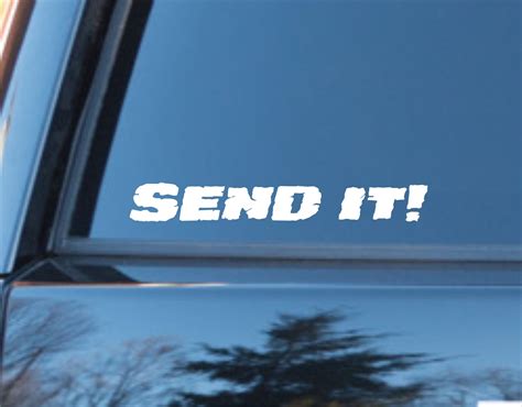 Send it vinyl decal send it vinyl sticker send it offroad | Etsy