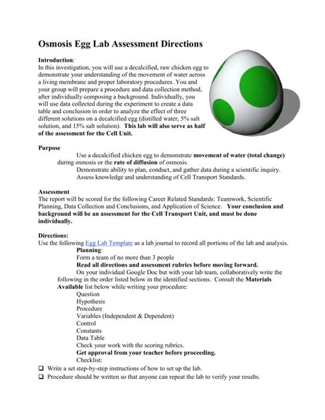 😎 Osmosis experiment lab report. Lab 1 Osmosis. 2019-02-11