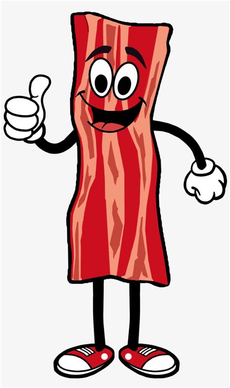 Illustrated Bacon Man Taller - Bacon Cartoon Transparent PNG - 1200x1950 - Free Download on NicePNG