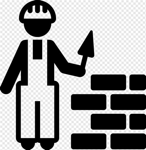 Computer Icons Construction worker Laborer Architectural engineering, worker, building, text ...