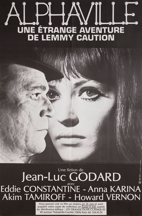 Alphaville Original R1982 French Half Grande Movie Poster - Posteritati ...