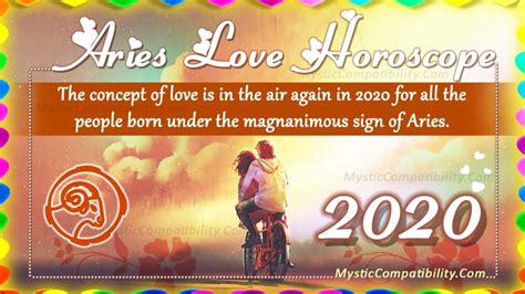 Aries Love Horoscope 2020 - Love & Relationship Predictions