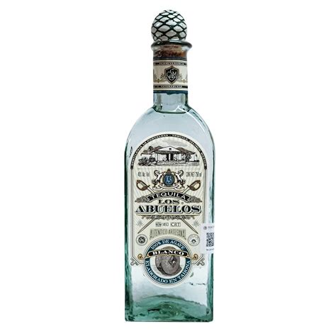 Tequila Los Abuelos Artesanal Blanco 750 ml - Nación Tequila