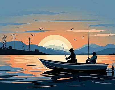 Check out new work on my @Behance profile: "A fishing boat silhouette ...