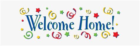Welcome Home Banner Designs - Free Transparent PNG Download - PNGkey