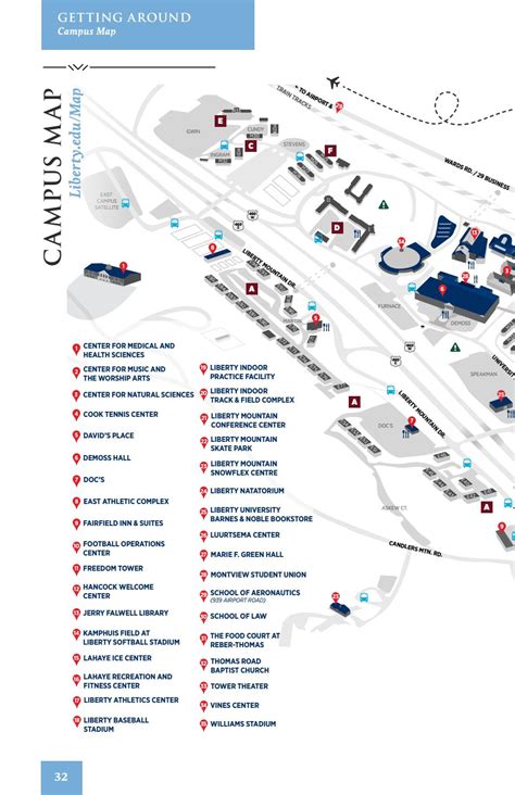 Liberty University Campus Map