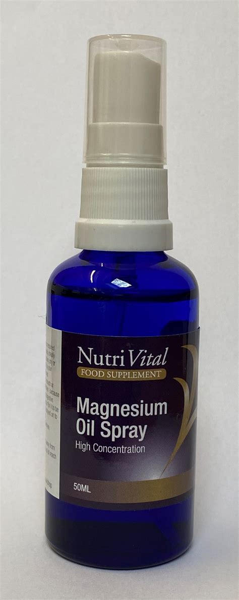 Magnesium Oil Spray 50ml: The Natural Dispensary