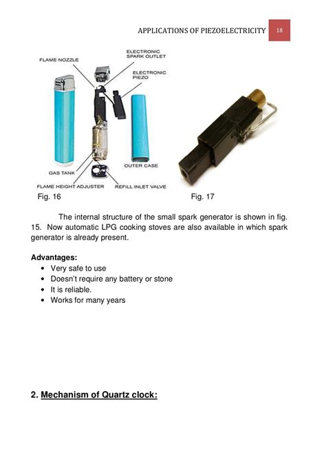 Applications of piezoelectricity