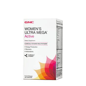 GNC Women's Ultra Mega Active Multivitamin 180ct | Workout Recovery ...