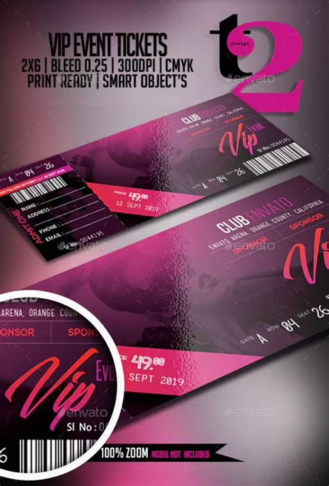 VIP Ticket Templates - +47 Free & Premium PSD Vector PDF Downloads