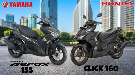 All New Honda Vario 160 / Honda click 160 Vs Yamaha Aerox 155. Specs ...