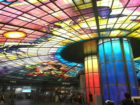 One of the MRT stations in Kaohsiung : r/TaiwanPics