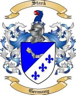 Stark Family Crest from Germany by The Tree Maker