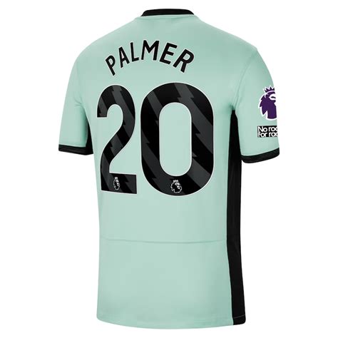 Nike Chelsea Cole Palmer Third Jersey w/ EPL + No Room For Racism Patc - Soccer Wearhouse