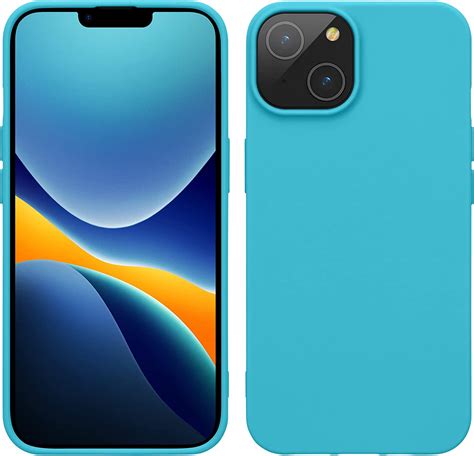 Glacier Blue Silicone iPhone 13 Case - Caseface