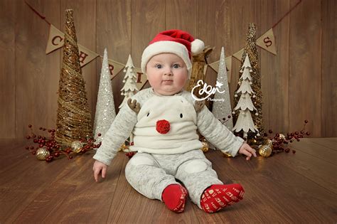 Baby Christmas Photoshoots in Liverpool - Eden Baby Photography