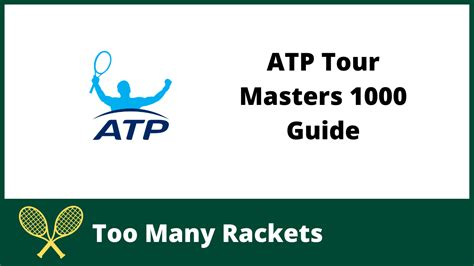 2022 ATP Masters 1000 Tournament Guide