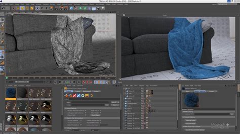 Tutorial No.39 : Learn how to create realistic fabric materials in Maxwell Render for Cinema 4d ...