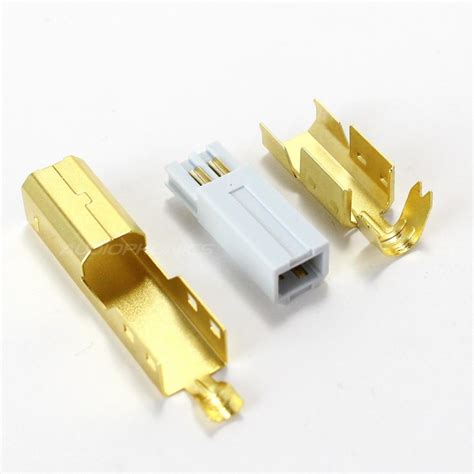 DIY USB type B Plug Gold Plated 3µ - Audiophonics