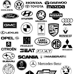 Car Logo Vector Shape (Vehicles) | Custom Shapes for Photoshop