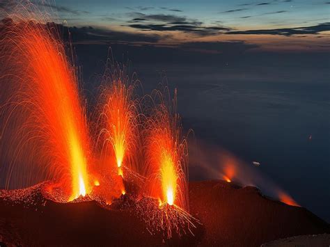 VolcanoAdventures :: Volcano adventure tours & travel | Stromboli volcano, Volcano, Volcano ...