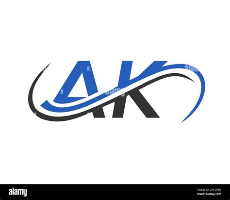 AK Letter Linked Business Logo. AK Logo Design. AK logo Design for ...