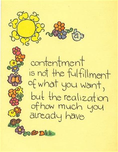 Quotes About Happiness And Contentment. QuotesGram