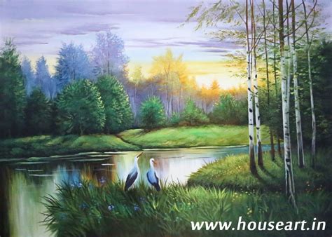 Landscape Acrylic Painting For Sale - Houseart