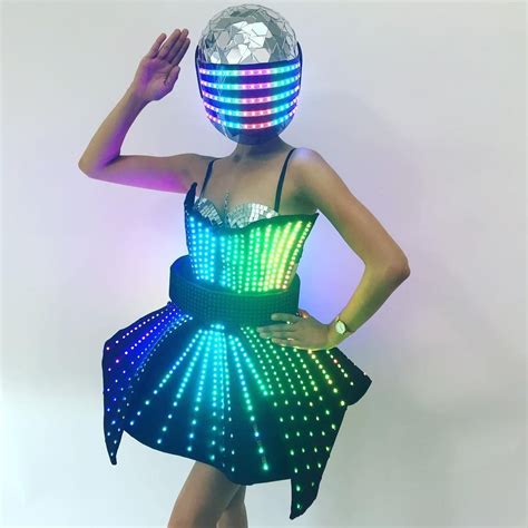 Smart LED Dress Rave Costume with a LED Belt by ETERESHOP _H17 ...