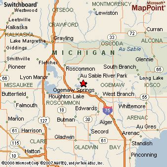 Where is St Helen, Michigan? see area map & more