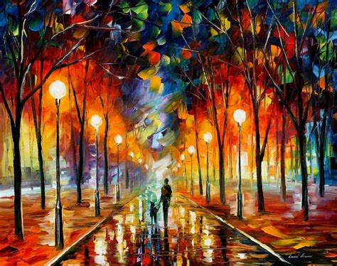 FRIENDSHIP — PALETTE KNIFE Oil Painting On Canvas By Leonid Afremov ...