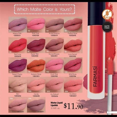 Farmasi make up | Lipstick, Liquid lipstick, Matte liquid lipstick
