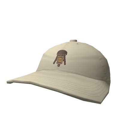 White Embroidered On Tap Cap | Roblox Item - Rolimon's