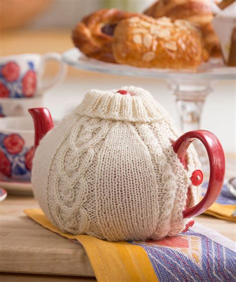 Teapot Cosy Free Knitting Pattern in Red Heart Yarns | Tea cosy ...