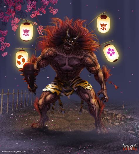 Anima: Lantern Oni by Wen-M on deviantART | Mythological creatures ...