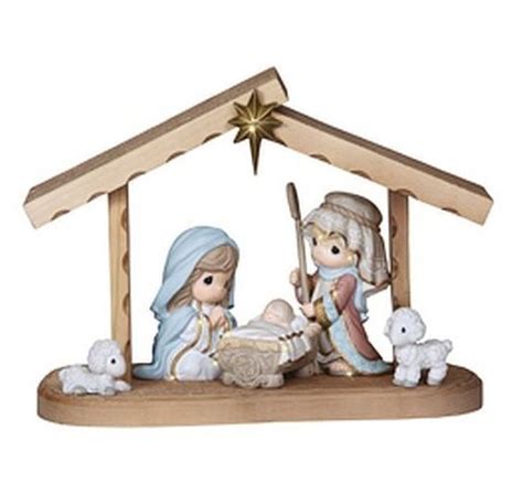 Precious Moment Come Let Us Adore Him Nativity Set - Hooked on Ornaments