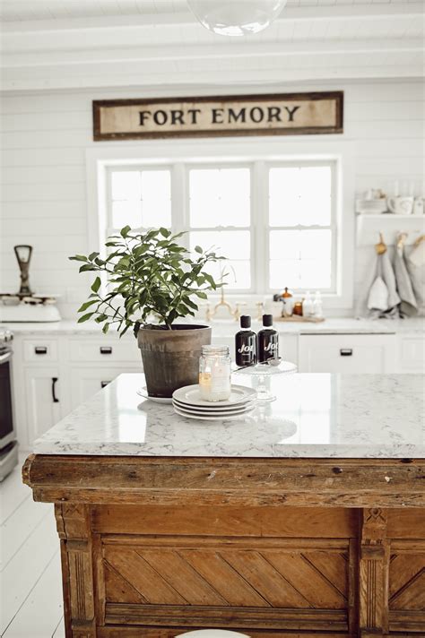 Antique Kitchen Island - Liz Marie Blog