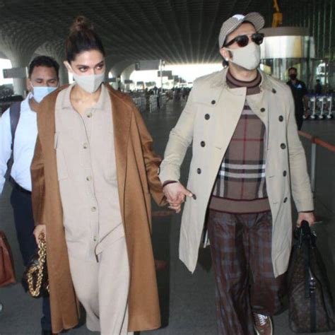 Bollywood News: Ranveer Singh and Deepika Padukone slay their airport ...