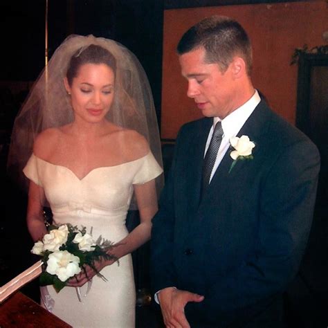 Hollywood Actor Brad Pitt And Actress Angelina Jolie Wedding Pictures