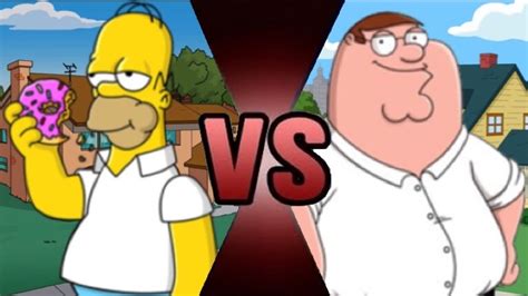 Image - Homer Simpson VS Peter Griffin.jpg | DEATH BATTLE Wiki | FANDOM ...