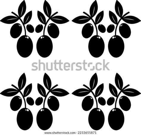 Fruits Vegetables Silhouette Vector Stock Vector (Royalty Free) 2233655871 | Shutterstock