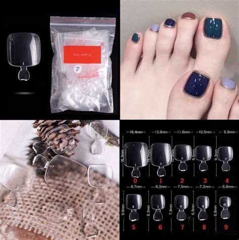 Toe Tips - 500pc | repriced.co.za - DIY & Professional Nail Products