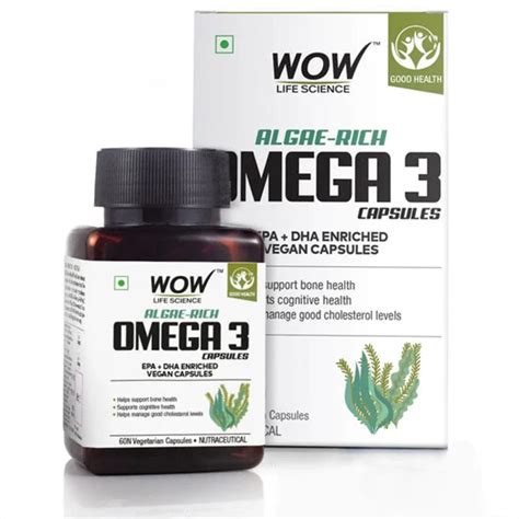 Buy Algae Rich Omega 3 Capsules Online At Best Price