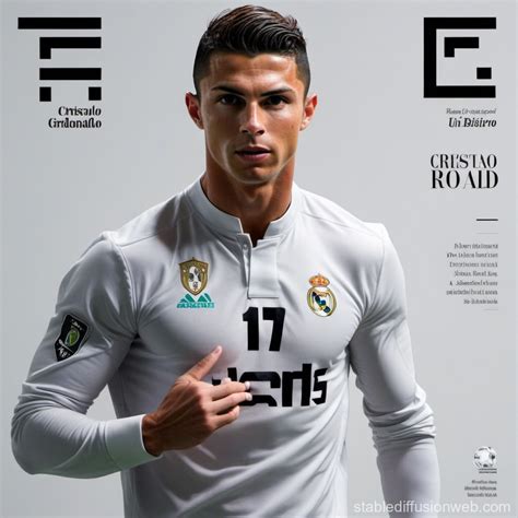 Cover of a Book: Cristiano Ronaldo | Stable Diffusion Online