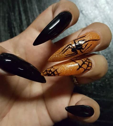 37 Awesome Coffin Nails Designs Flip For in 2019 | Halloween acrylic ...