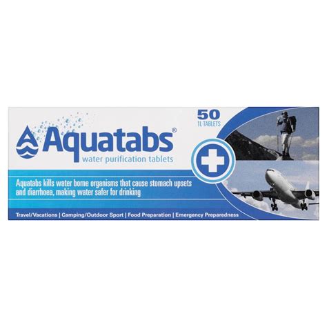 Buy Aquatabs Water Purification 50 Tablets Online at Chemist Warehouse®